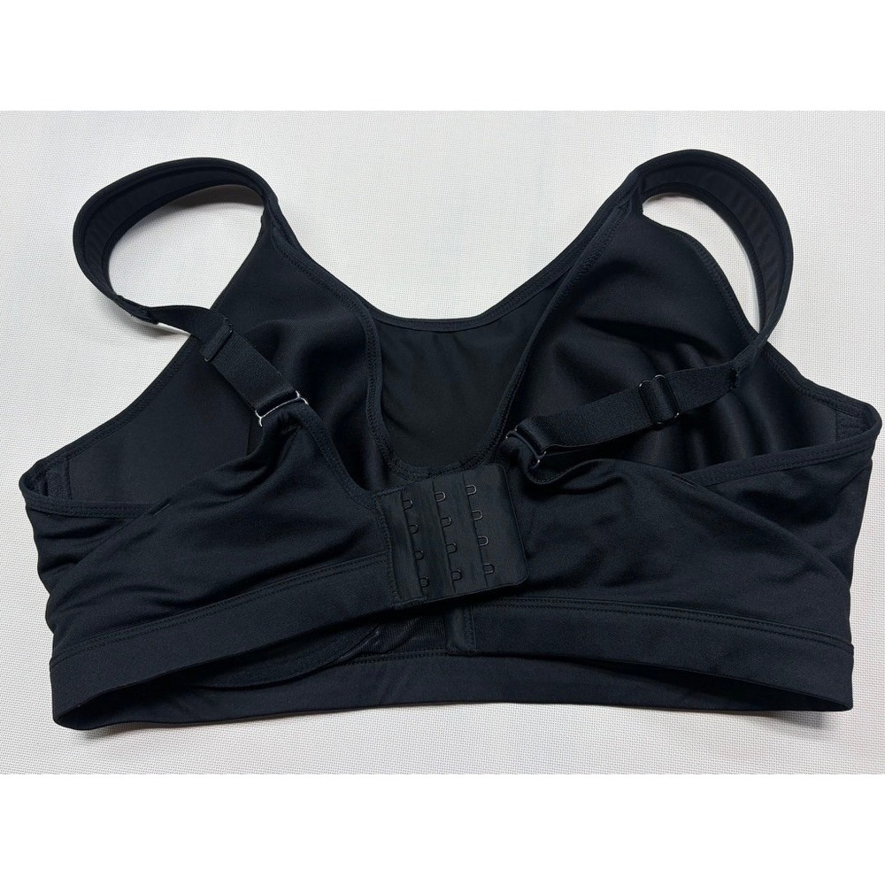 Brooks High Impact Sports Bra 38E Black Full Bust Supportive Running Bra - Picture 6 of 15